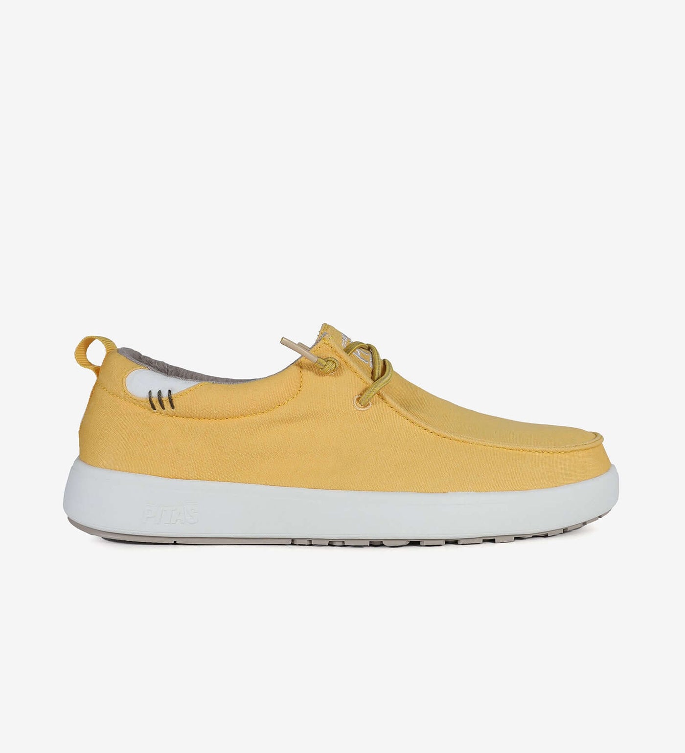 Yellow Biarritz Hi-Grip Wally shoe with elastic laces and ultralight EVA sole for comfort and support.