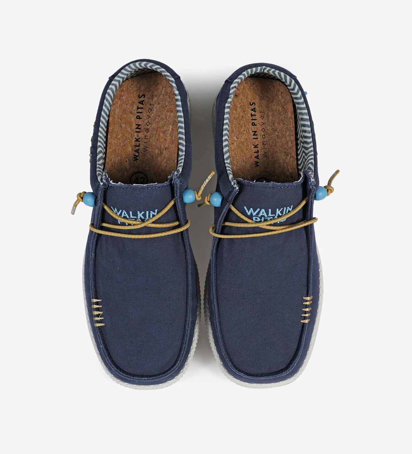 WP150 Ultralight Canvas Windover Wally Shoes with Elastic Laces and Tribal Design Lining