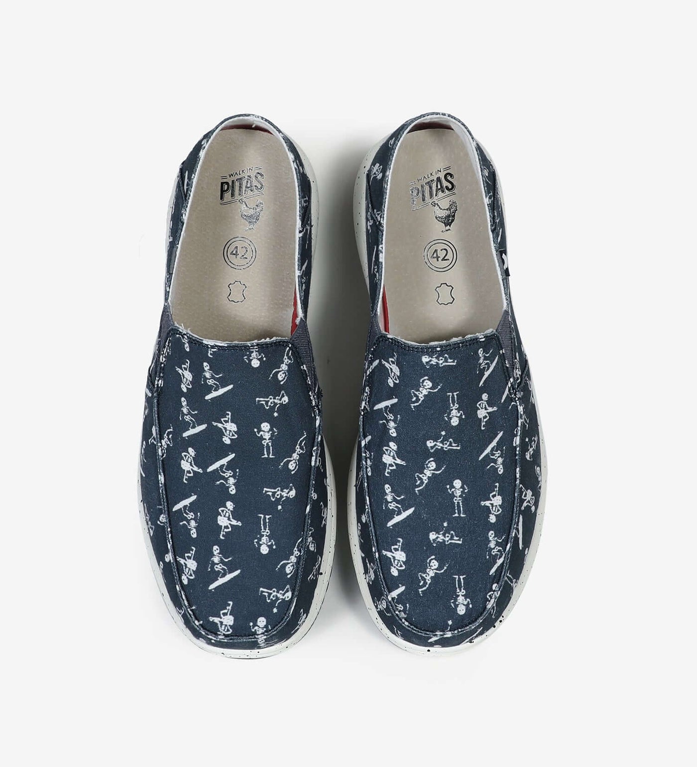 Bones Ultralight Loafers with Kick-Down Heel, cotton bones design, non-slip soles, and supportive EVA cushioning.