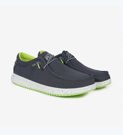 Ultralight Hive Wally boat shoes with easy-on elastic laces, airflow upper, and vibrant color contrast design.