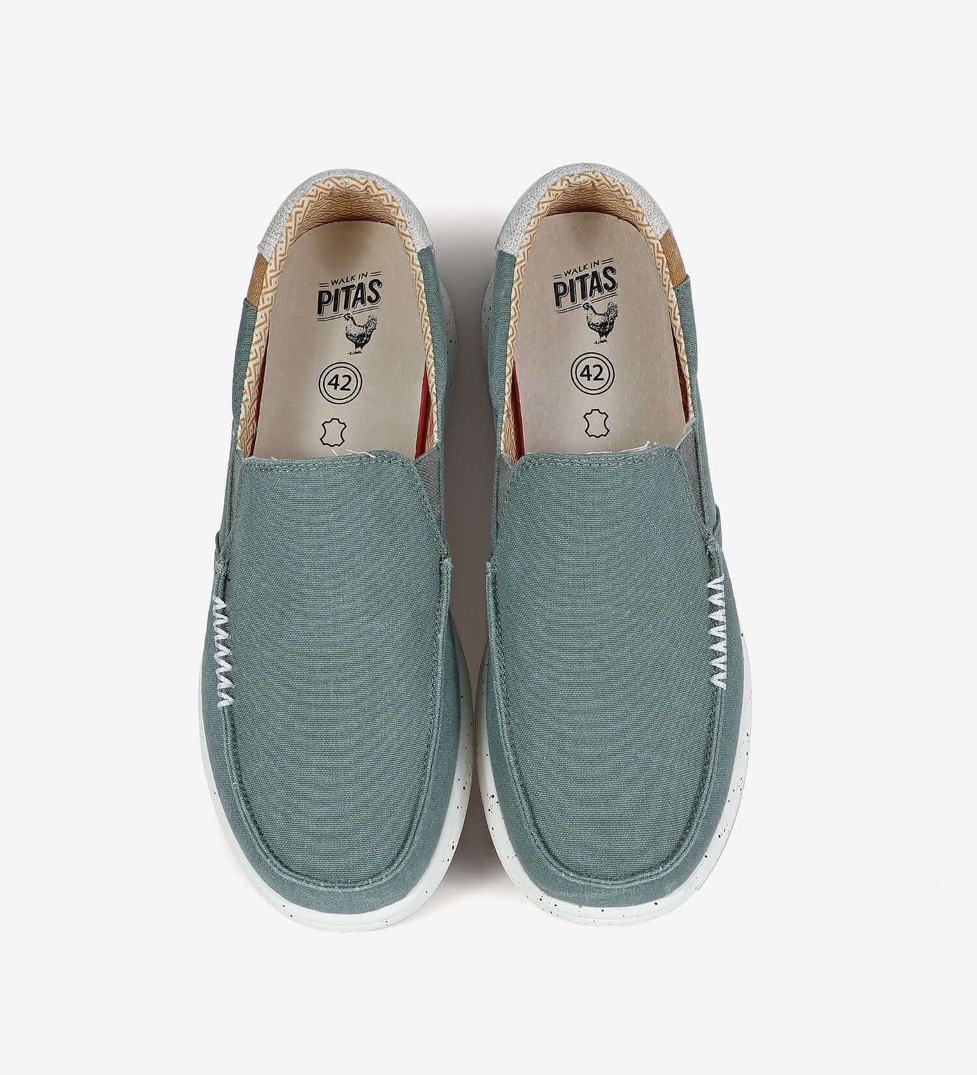 Intaki Ultralight Loafers with cotton upper, shock absorbent EVA sole, and wave grip rubber outsole for a comfy summer lifestyle.