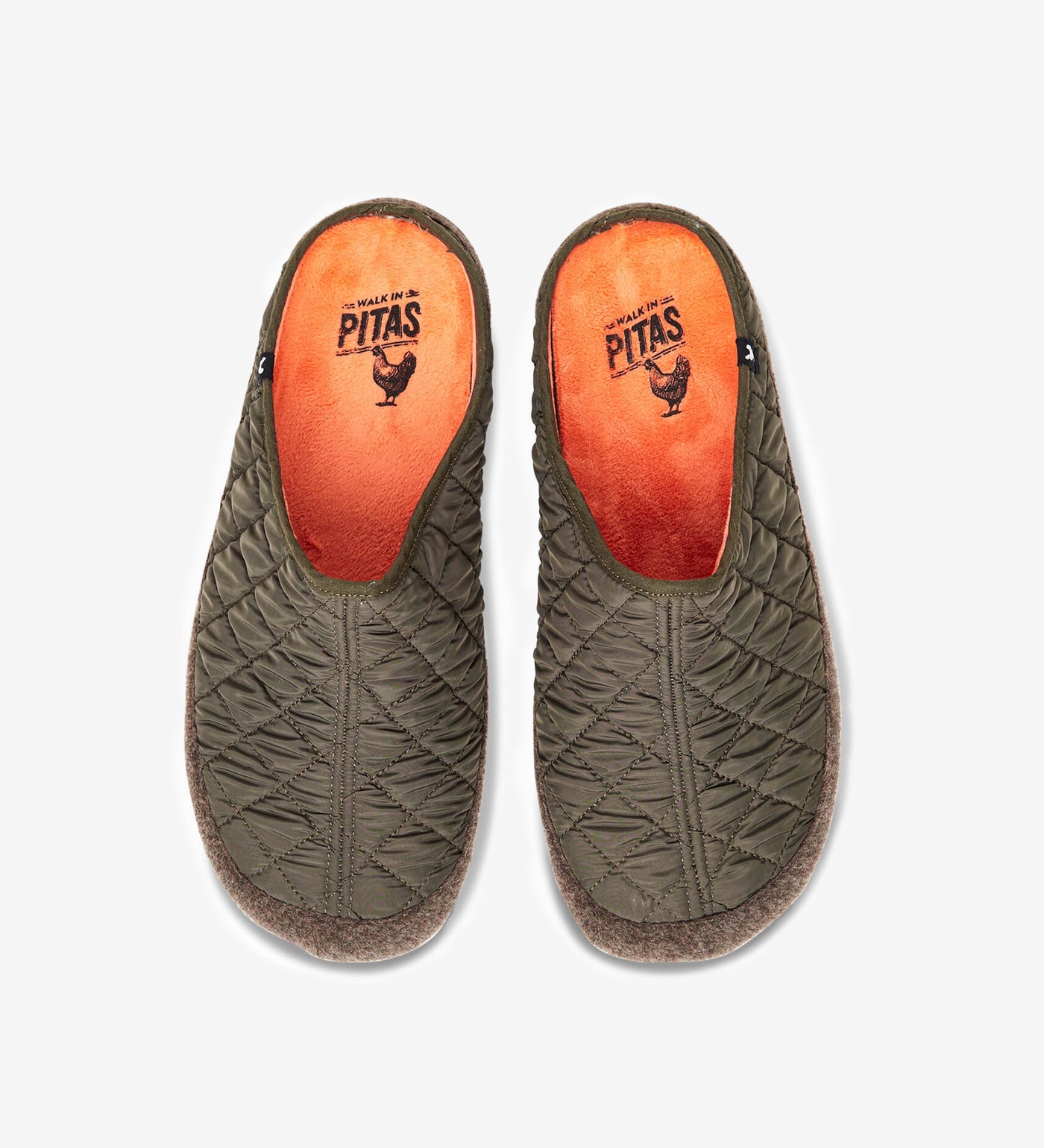 Super soft quilted mule slippers