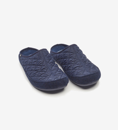 Super soft quilted mule slippers