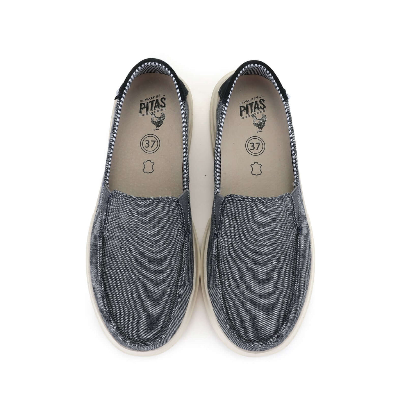 Jara Ultralight Slip-Ons with elasticated gussets, 100% cotton upper, colorful lining, and EVA sole for comfort and durability.