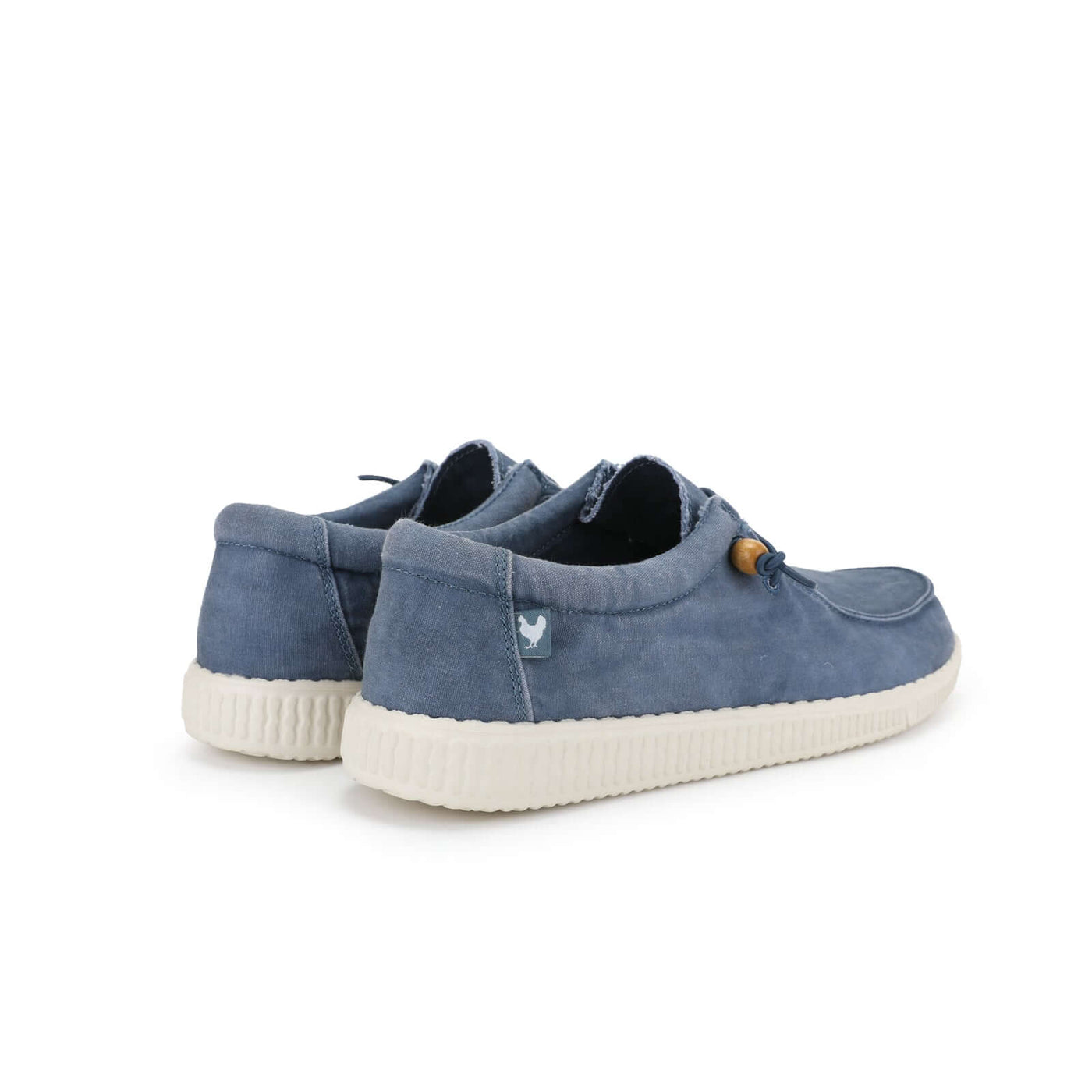 WP150 Ultralight Canvas Wally shoes in blue with double washed canvas upper and durable EVA sole, offering comfort and style.