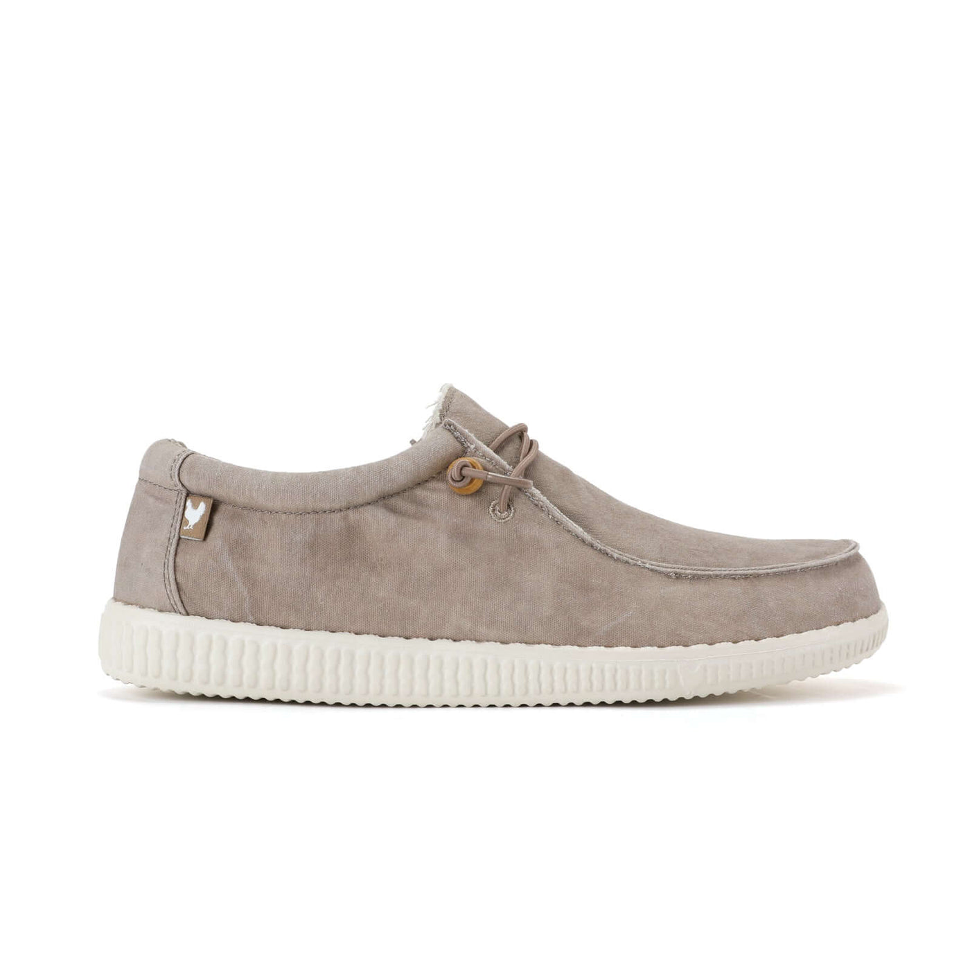 WP150 Ultralight Canvas Wally shoe in light brown with durable EVA sole and relaxed fit, perfect for comfort and style.