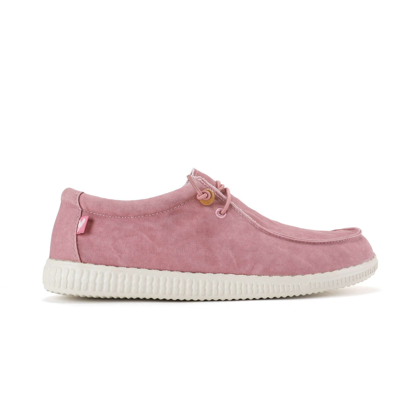 Pink WP150 Ultralight Canvas Wally shoe by Walk In Pitas with comfortable and durable EVA sole, perfect for casual wear.