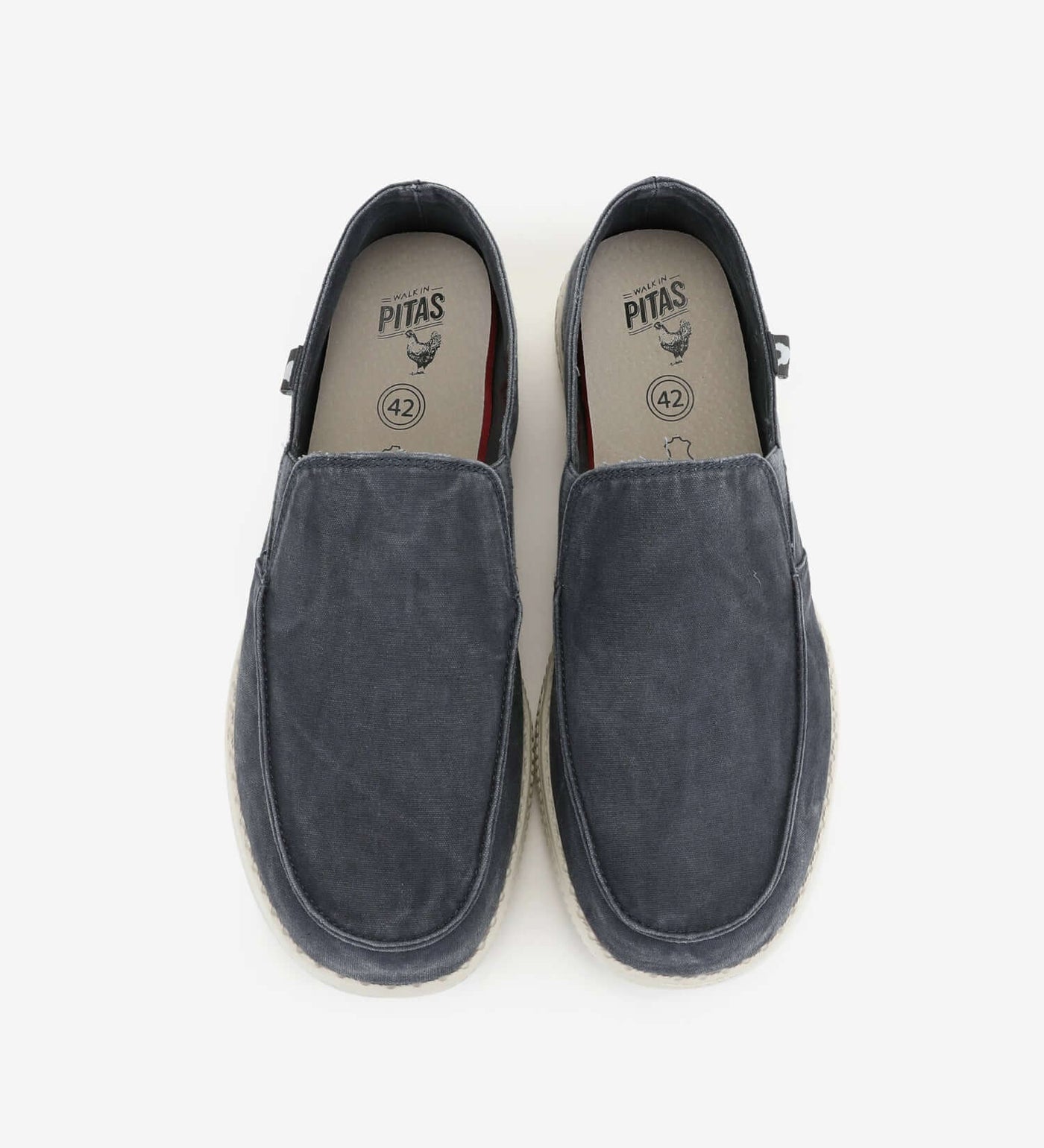 Ultralight WP150 Loafers with elastic gussets, supportive heel collar, and shock absorbent EVA sole for ultimate summer comfort.