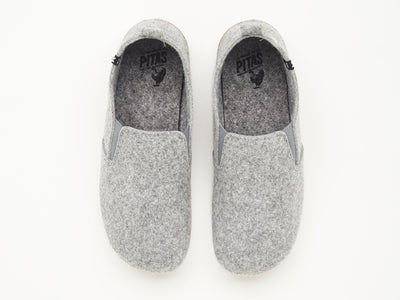 Pet soft eco felt slippers with rubber soles